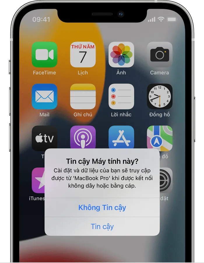 Cách Bật Tin Cậy iPhone